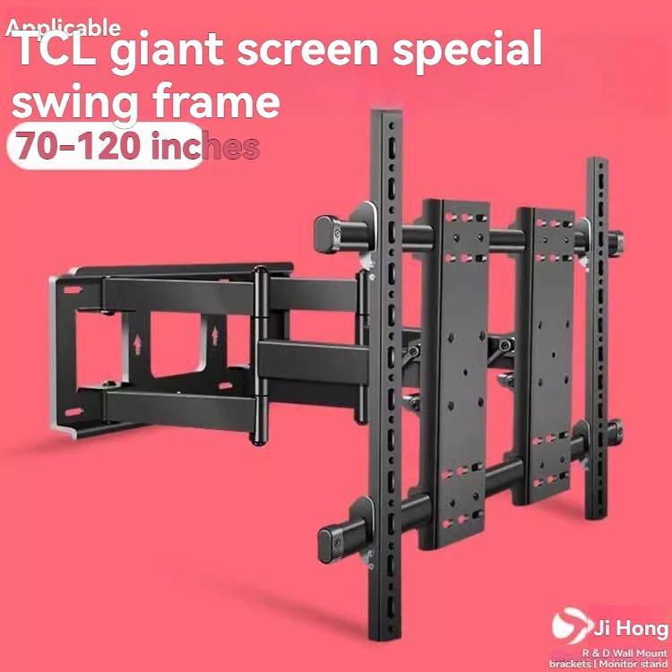 Foldable and rotatable concealed ceiling mount, retractable and rotatable TV wall mount, electric flip-up and lift bracket.