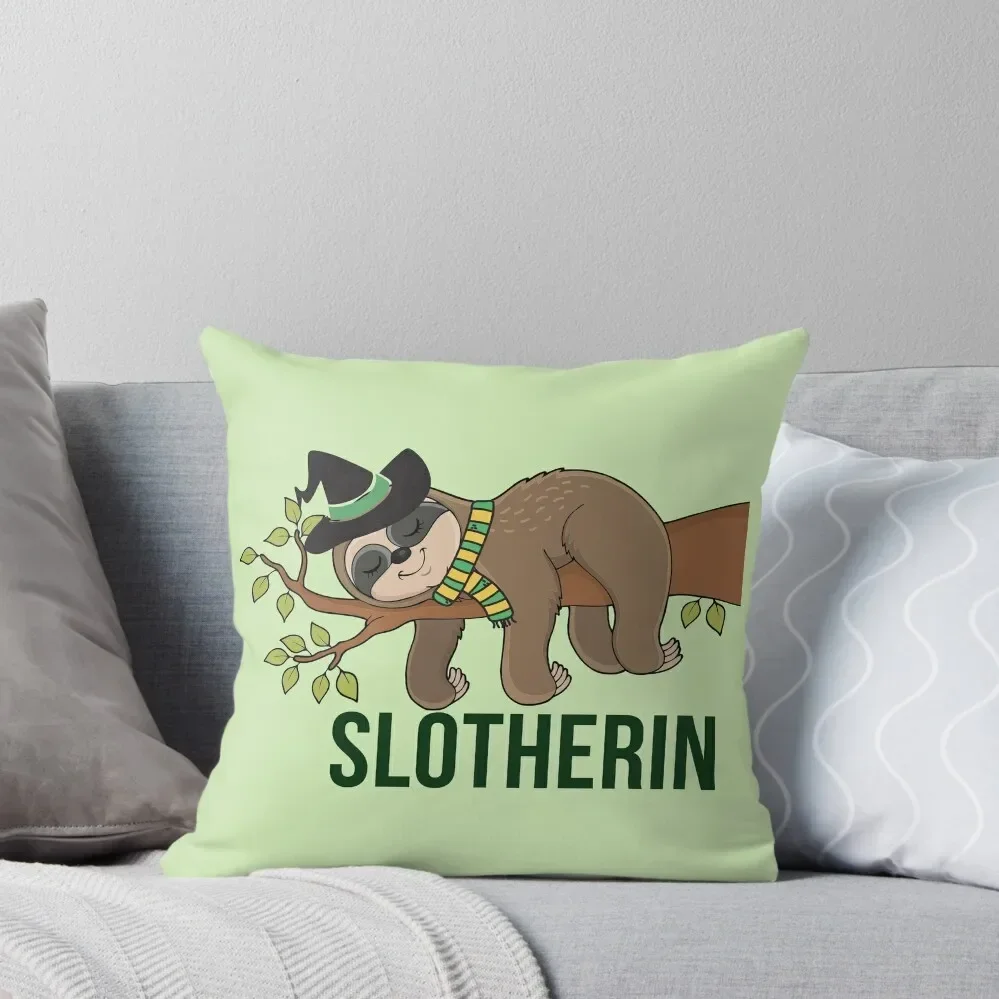 

Lazy Slotherin Throw Pillow christmas supplies Sofa Cushions Covers Pillow