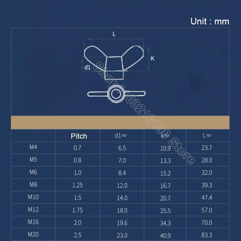 1-5 قطعة M4 M5 M6 M8 M10 M12 M16 M20 304 A2 الفولاذ المقاوم للصدأ اليد تشديد الجناح المكسرات على شكل خاص اليد المسمار كبير الأذن فراشة الجوز