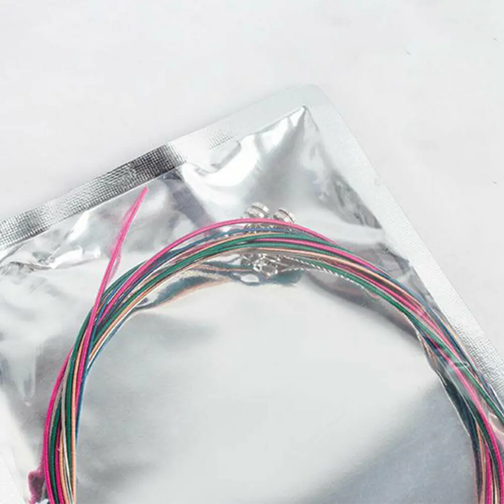 6 teile/satz Akustik gitarren saite Ersatz stahls aite für Musik instrumente E-Bass Gitarren zubehör