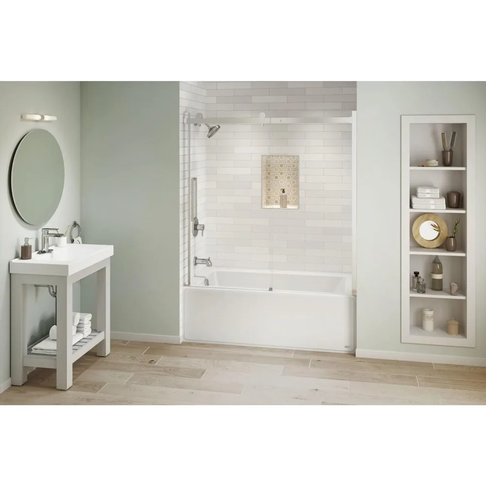 

SIGNATURE Acrylic Skirted Bathtub, Jet Massage Tub, Slip Resistant, Left Drain Placement, 60" (L) x 36" (W), Rectangle