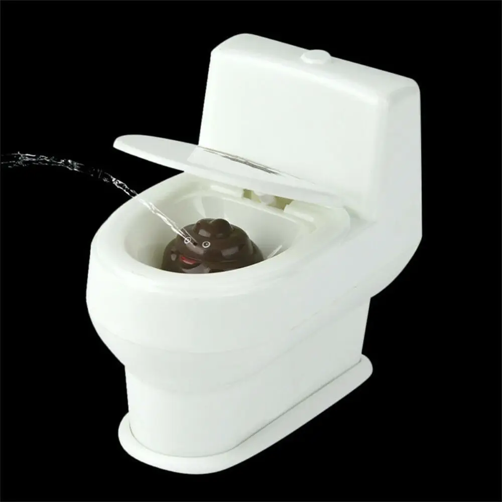 

Mini Stress Release Toy Desktop Gift Spray Water Toilet Toy Funny Prank Closestool Joke Gag Toy Fools' Day