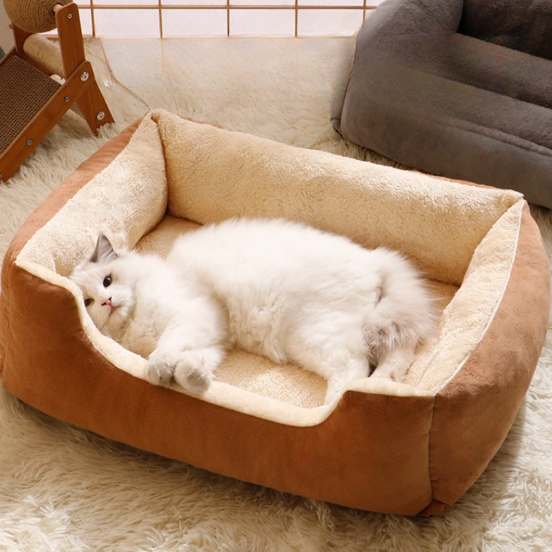 Bed for Cats Pet Products Cushions Kitten Goods Accessories Dog All Houses Supplies Things Accessory Habitats Basket House Beds