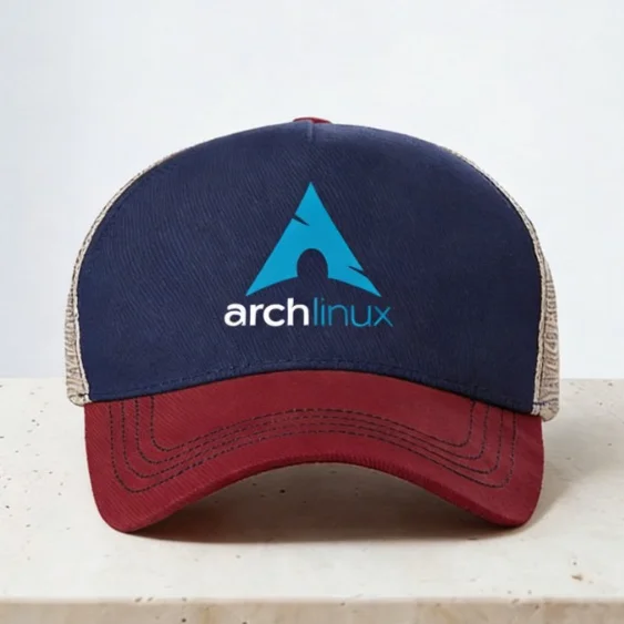 Arch Linux hat Computer Software Program Engineer Baseball Cap man Summer Mesh Breathable Caps gorra