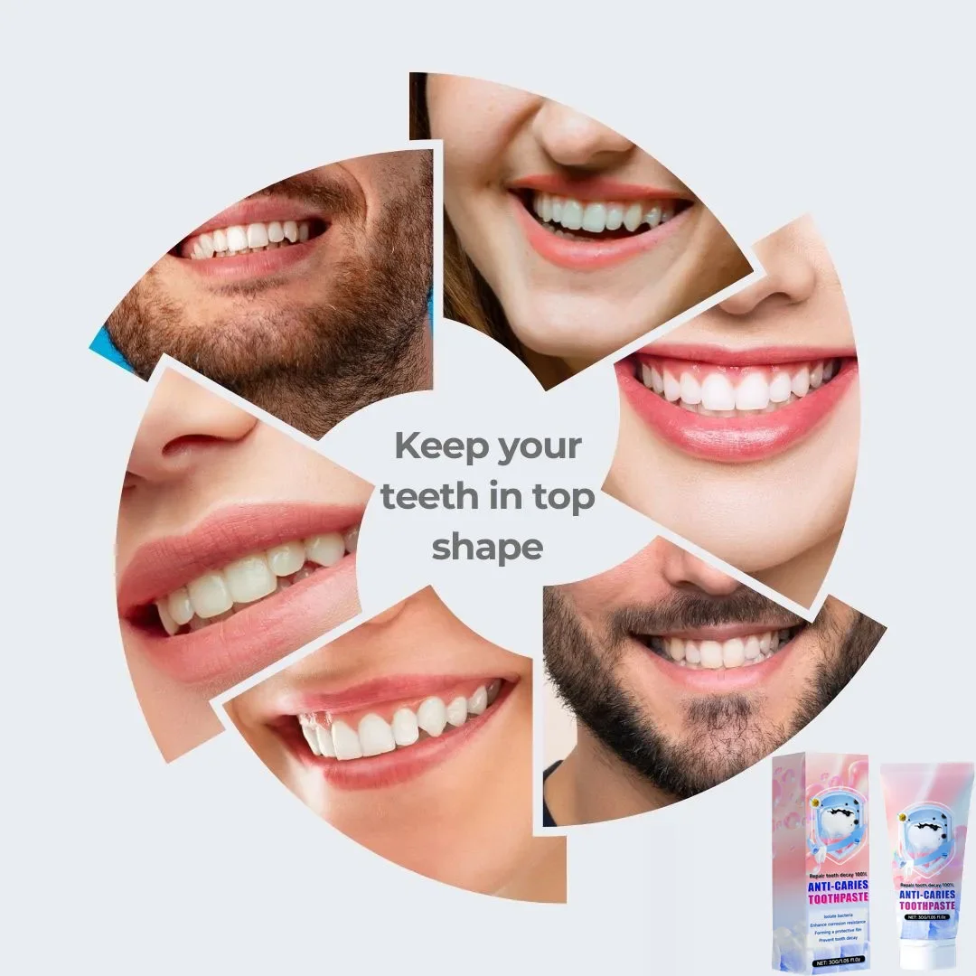 معجون أسنان مضاد للتجويف، إعادة تعيد الأسنان، إصلاح المينا، تعزيز، حماية التسوس، أسنان الأسنان #4