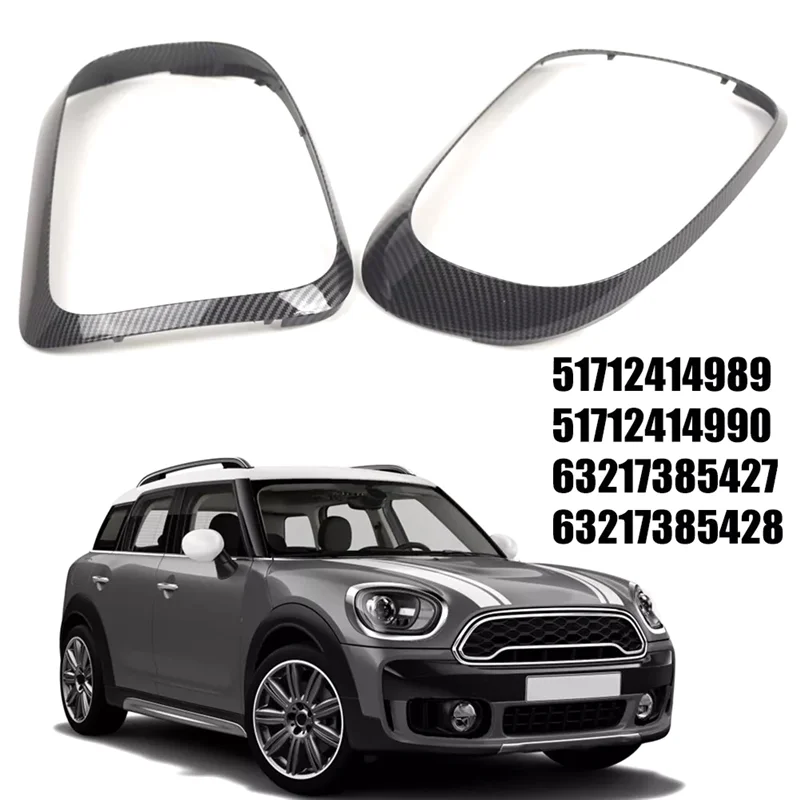 

Unusual Car Taillight Frame Trim Carbon Pattern 51712414989 51712414990 For Mini Cooper Countryman F60 2015-2019