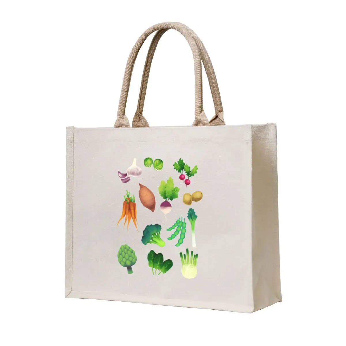 

Farmers Market Tote Bag shopper bag women Canvas foldable reusable bag