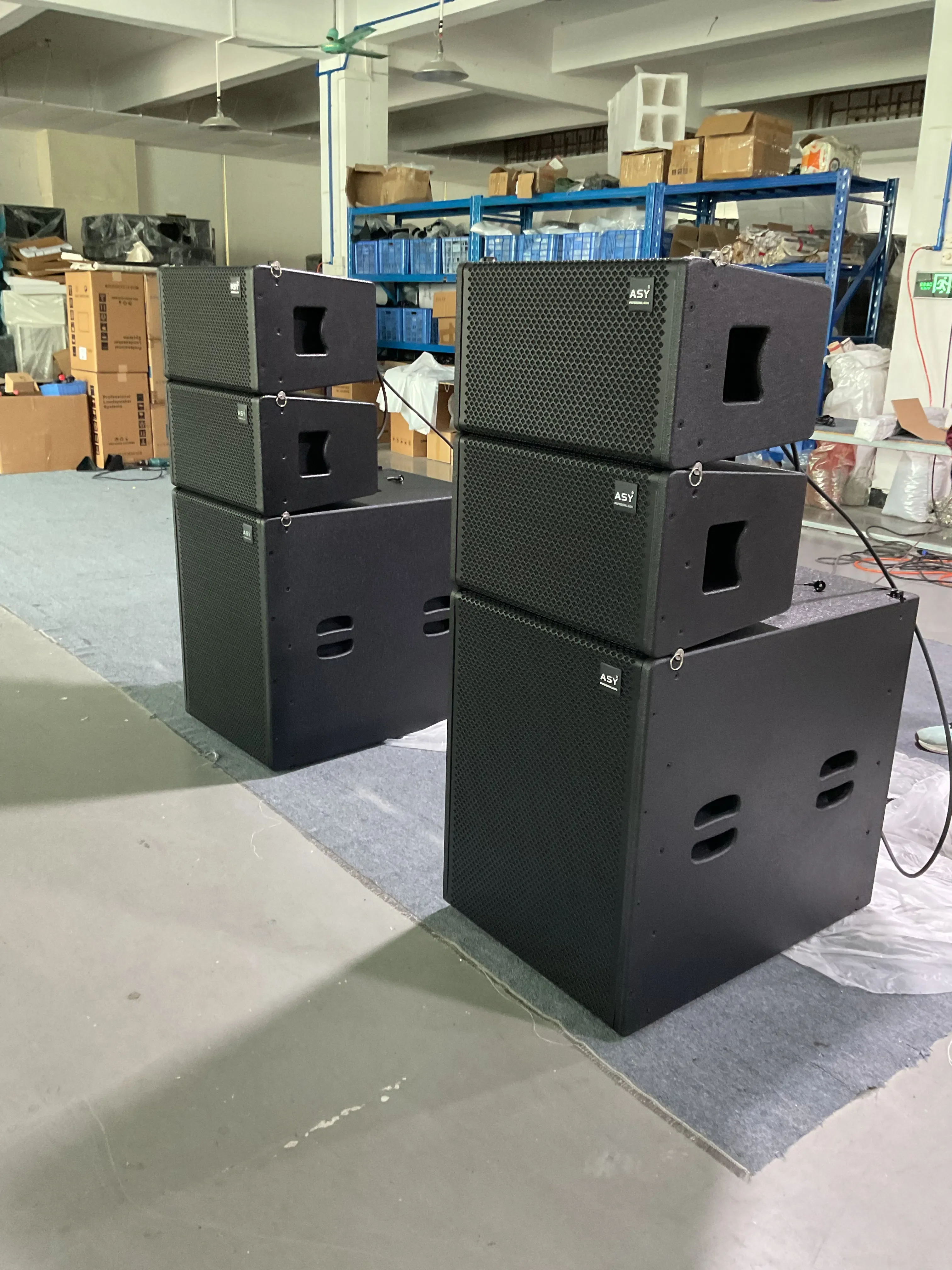 10 Inch Bass Tweeter Combined Active Line Array Speaker Multi-scene Application
