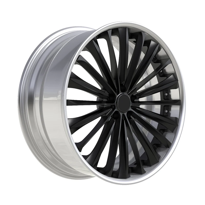 Rueda forjada personalizada para coche VIP, labio pulido de 2 piezas, 18 19 20 21 22 pulgadas, 5*114,3 5*112 5*120