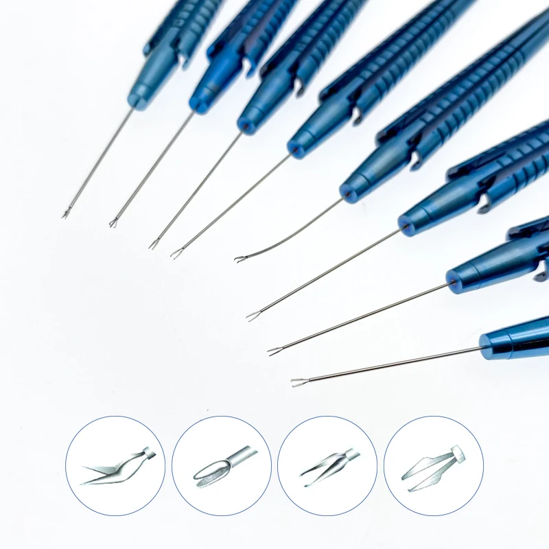 

Titanium Retinal Capsulorhexis forceps Intraocular Lens Forceps Ophthalmic Lens Scissors micro Surgical Instruments