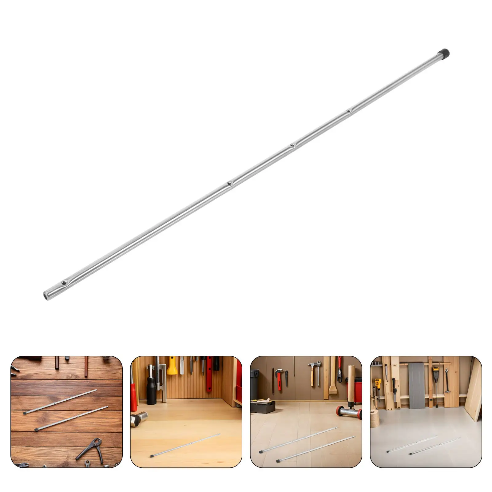 3Pcs Table Soccer Rods Foosball Metal Replacement Rods 6Mm Football Table Spare Parts Universal Compatible for Family Fun