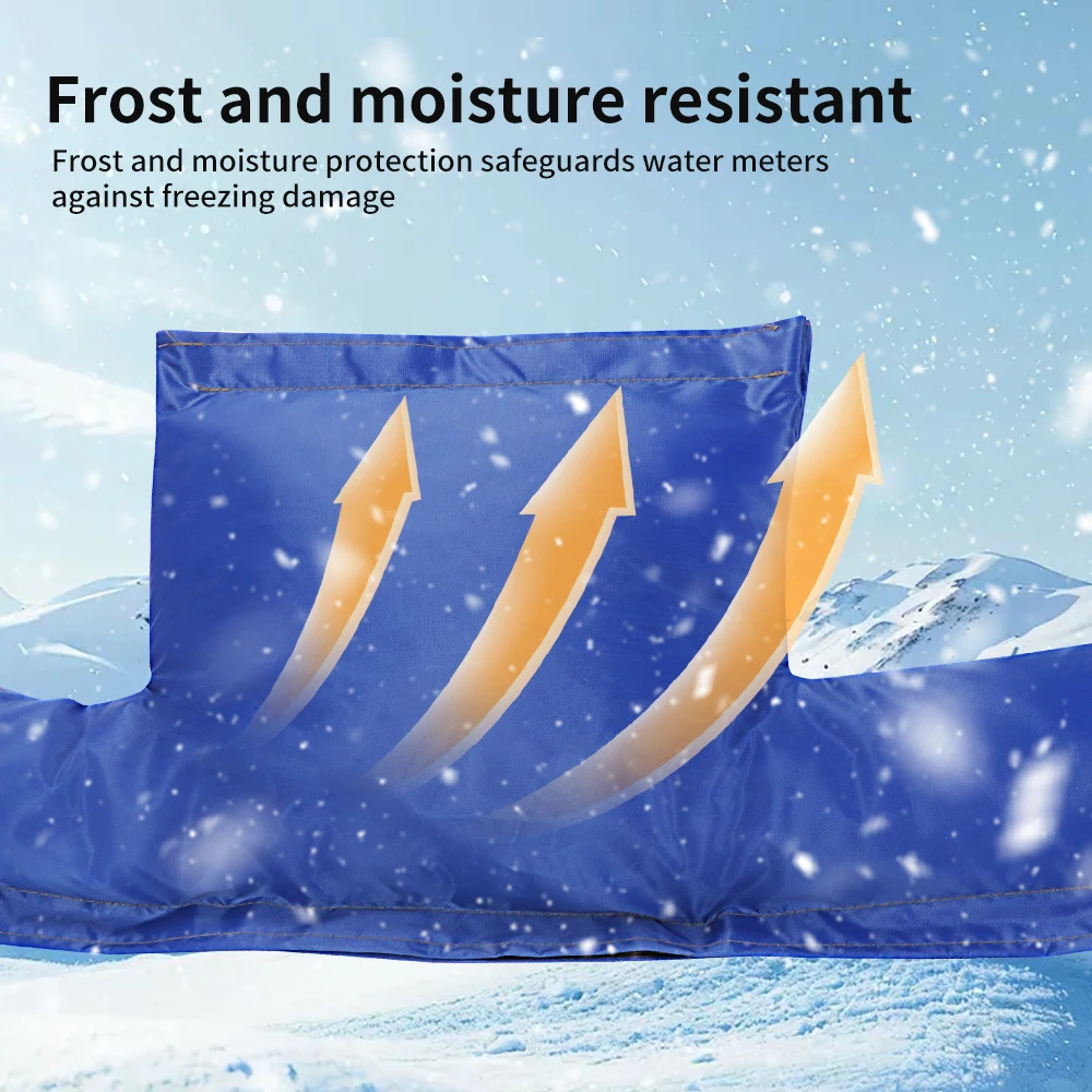 TNCE في الهواء الطلق الشتاء تجميد حماية غطاء عداد المياه مقاومة للماء دائم للإزالة معزول البوليستر الأنابيب حامي