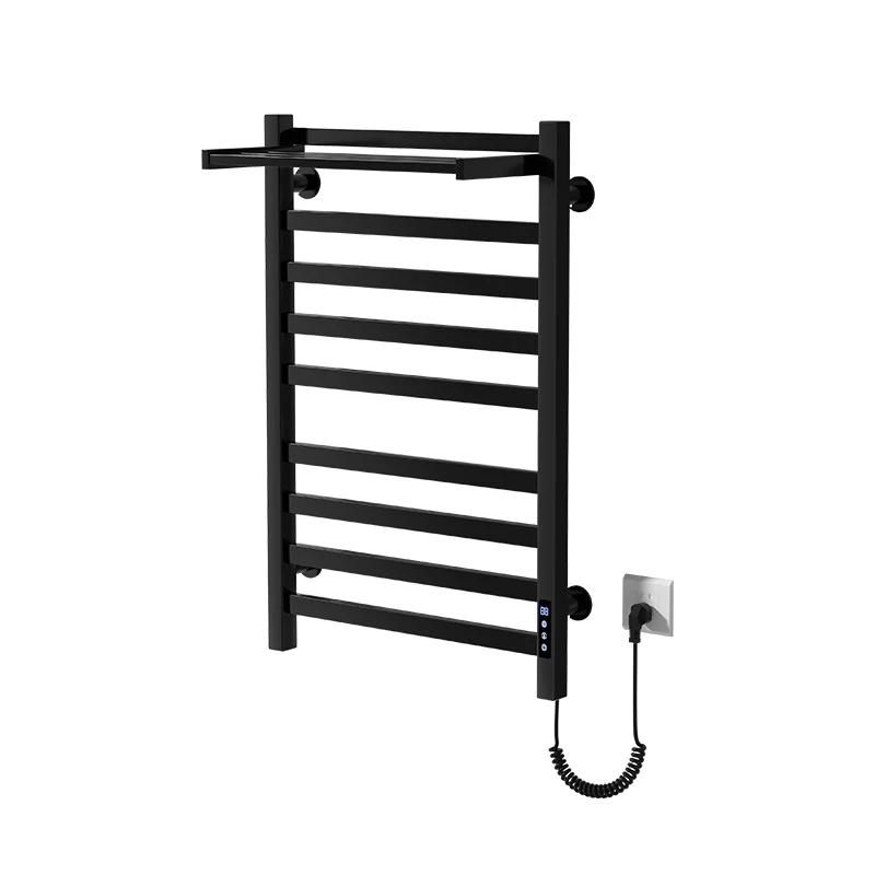 

120W Intelligent Electric Heated Towel Racks With Heated Towel Pole For Bathroom