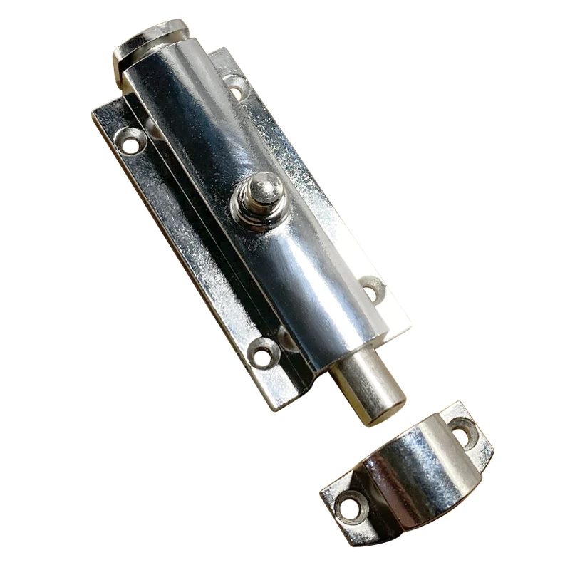 Ls406 2 polegadas/3 polegadas 4 polegadas/6 polegadas janela portão segurança puxar anel primavera salto porta parafuso trava automática janela da porta