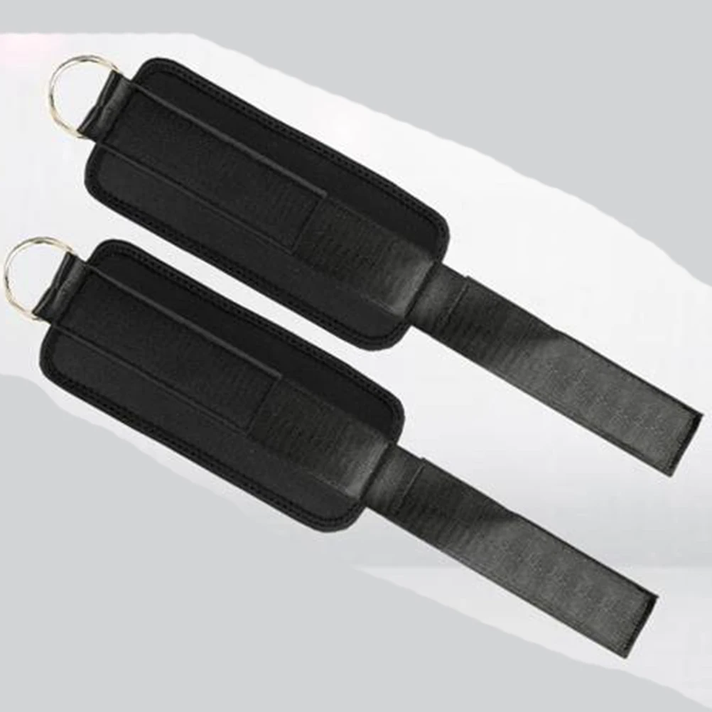 

2 Pcs Leg Strength Training Belt Ankle Straps for Gym Workouts Resistance Band Pull Rope Padded Bands Working Accessories