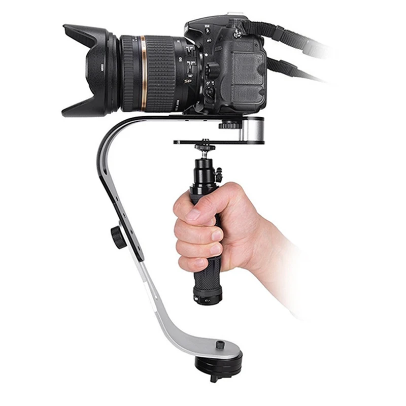 DSLR Cameras Camcorder Portable Bow-Shaped Handheld Steady Video Stabilize Anti Shaking Balance Stabilizer