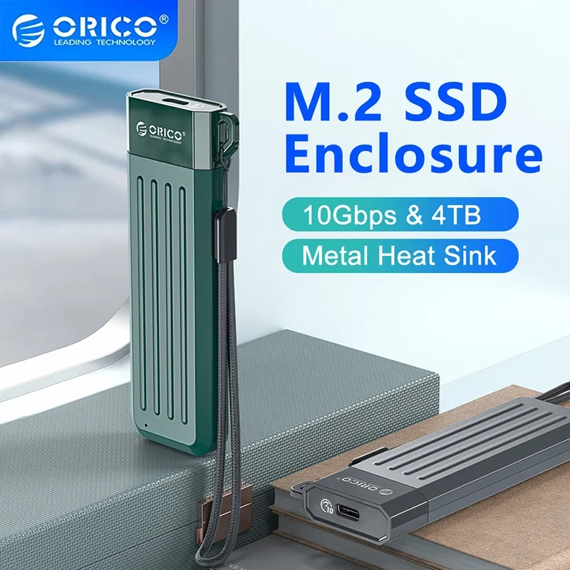 ORICO M2 SSD Enclosure NVMe USB Type C Gen2 10Gbps PCIe SSD Enclosure M.2 NVMe Case M.2 SATA NGFF 6Gbps Solid State Drive Case