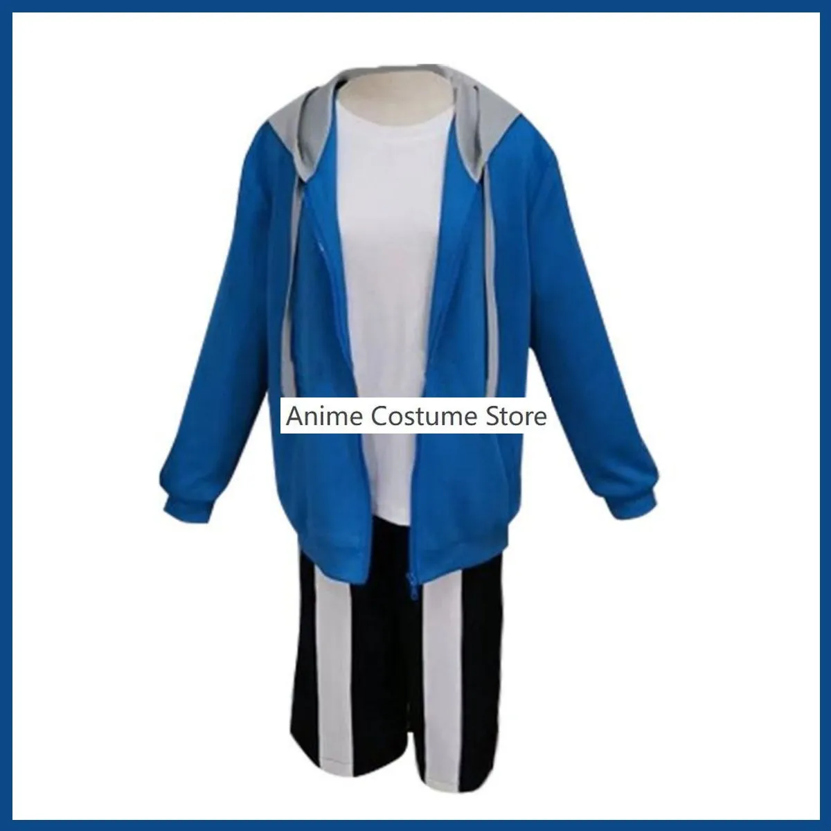 Anime Game Undertale Sans Cosplay Costume Skeleton Brothers Blue Hooded Coat Mask Sportswear Man Woman Masquerade Ball Suit