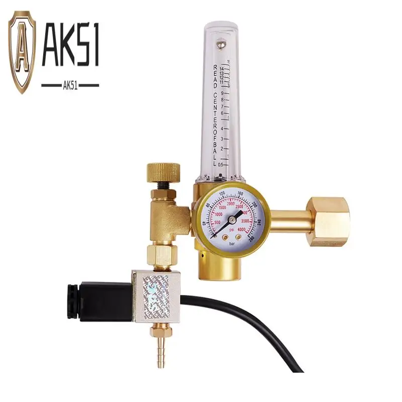 

AK51-Carbon Dioxide Regulator Pressure Gauge Flowmeter Carbon Dioxide Controller CO2 Concentration Control
