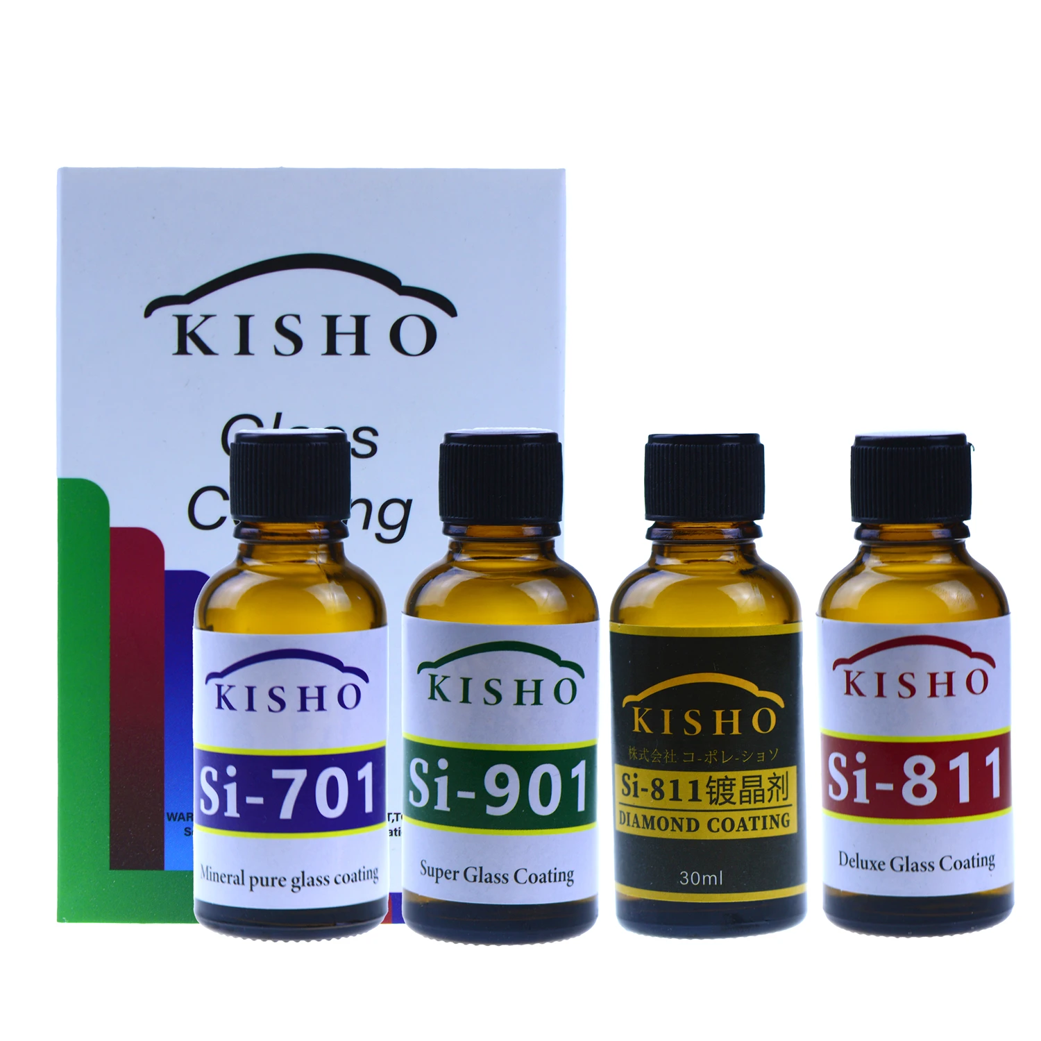 

SI-901 811 KISHO Жидкое керамическое покрытие для автомобиля, гидрофобное, с графеном, для ухода за краской, защита от царапин, полироль для стекла