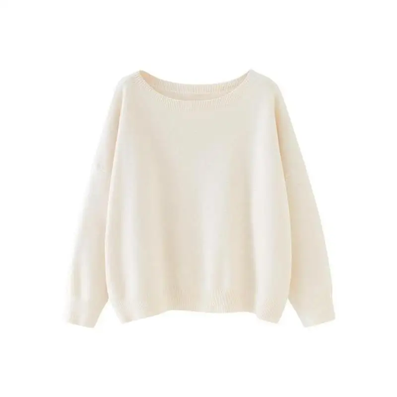 ex Knitted Sweater Flat Weave round Ne Coolmax Fiber Large Size Ciwalk  Collar Nine Sve Length Non-deformable