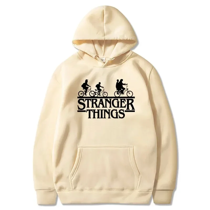 Autumn Strange Tales Hoody Fun Stranger Print Men Hoodies Sweatshirts Hip Hop Streetwear Plus Fleece Pullover Casual Sportswear