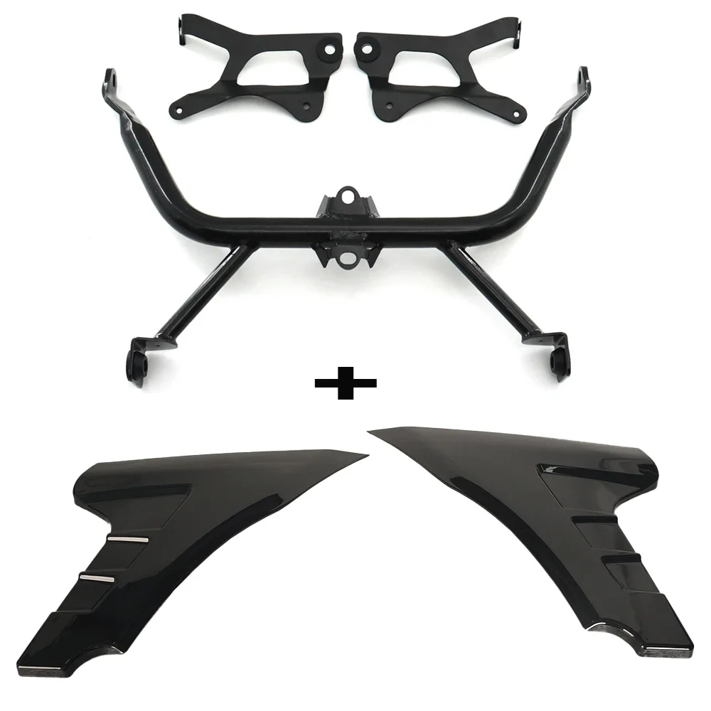 

Motorcycle Road Shark Side Cover Battery Covers with Fairing Support Bar for Harley Davidson Road Glide 2024 up Newest Style