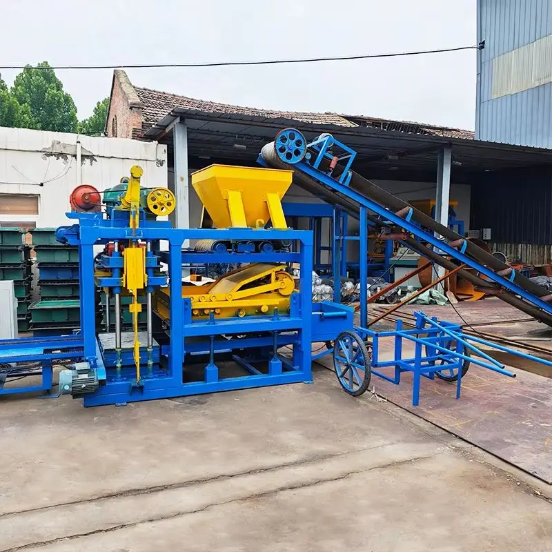 Fully Automatic Concrete Hollow Block Forming Machine, Hydraulic Paving Brick Forming Machine Suitable for Driveways