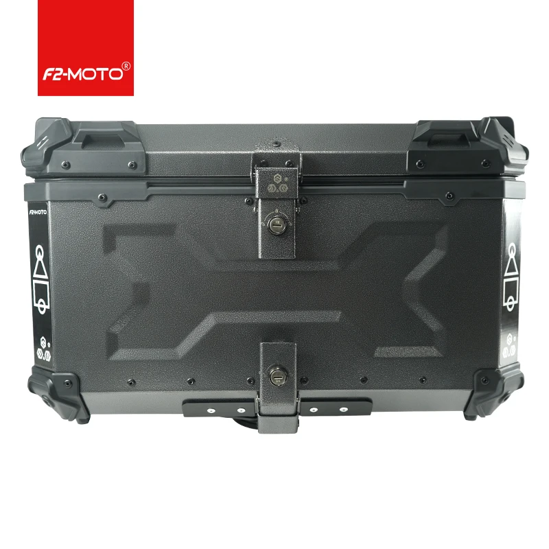 

Modification F2-MOTO 65L Motorcycle Aluminum Alloy Tail Box Suitable for Locomotive Scooter