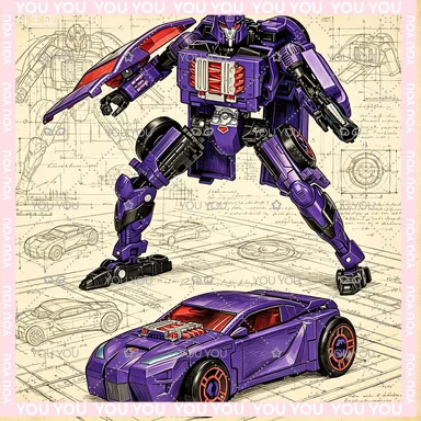 

In Stock HasbroTransforming Toys Legacy Evolution Deluxe Shaddw Striker figura de Robot juguete recoger regalos pasatiempos