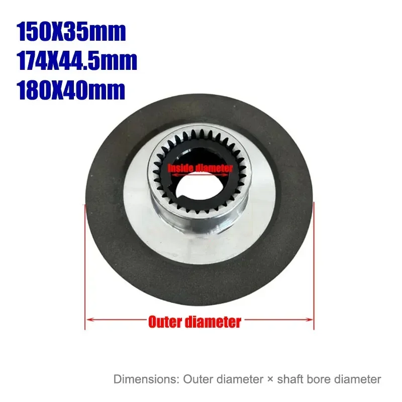 150X35mm 180X40mm 174X4.5mm Electromagnetic brake pad for electric Motor brakese friction disc Brake pad gear assembly