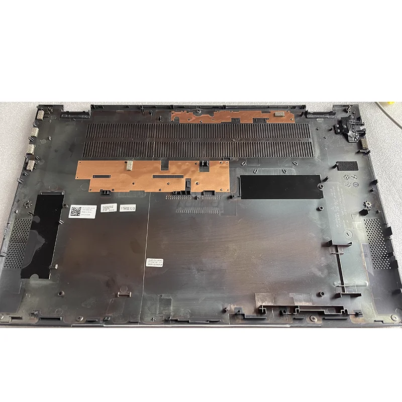 حافظة علوية من Palmrest مع لوحة مفاتيح بإضاءة خلفية أمريكية/غطاء قاعدة سفلي 0YCNFN لـ Dell Vostro 5501 5502 P102F لون أسود ورمادي