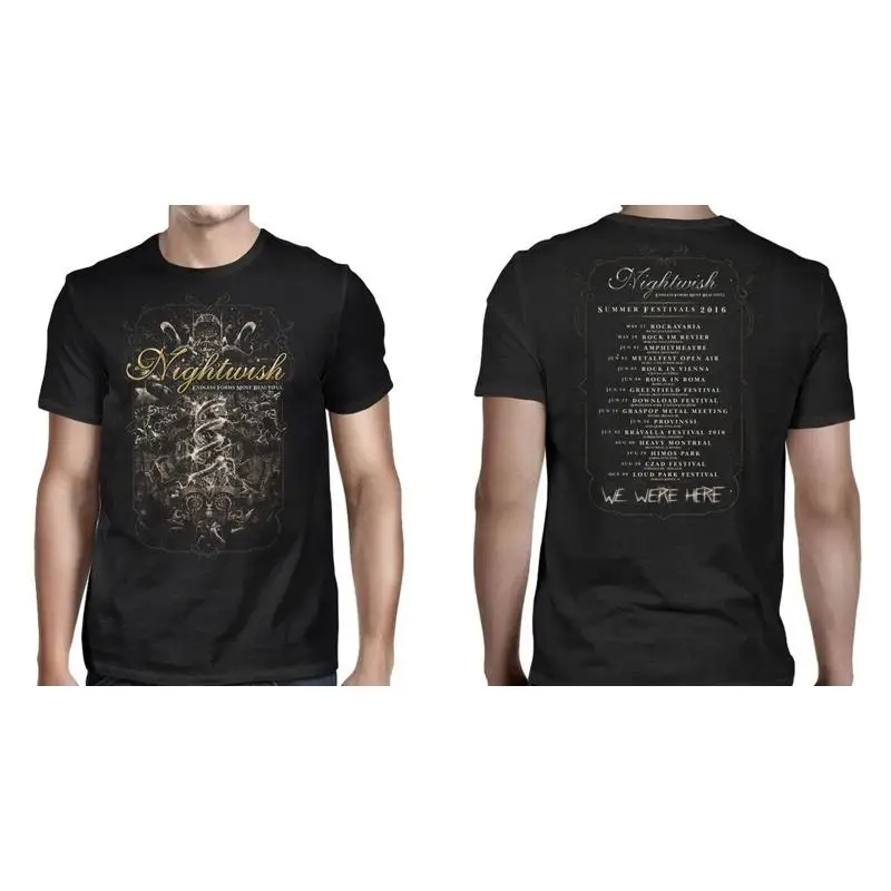 NIGHTWISH cd cvr FORMOS ENDLESS MOST BEAUTIFUL CAMISA DE TOUR DE VERÃO XL OOP