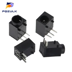 20PCS DC-003 3.5x1.3mm DC Power Jack Socket Connector 3-Pin Panel Mount Plug