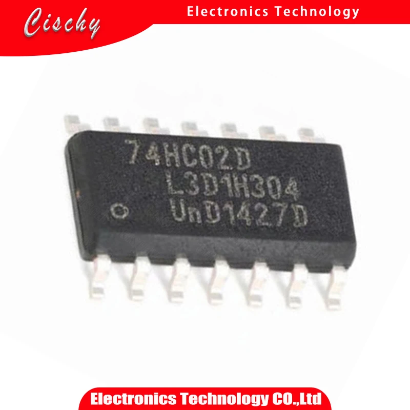 10PCS 74HC02D SOP14 74HC02 SOP SN74HC02DR SOP-14 SN72HC02 SMD  and    IC