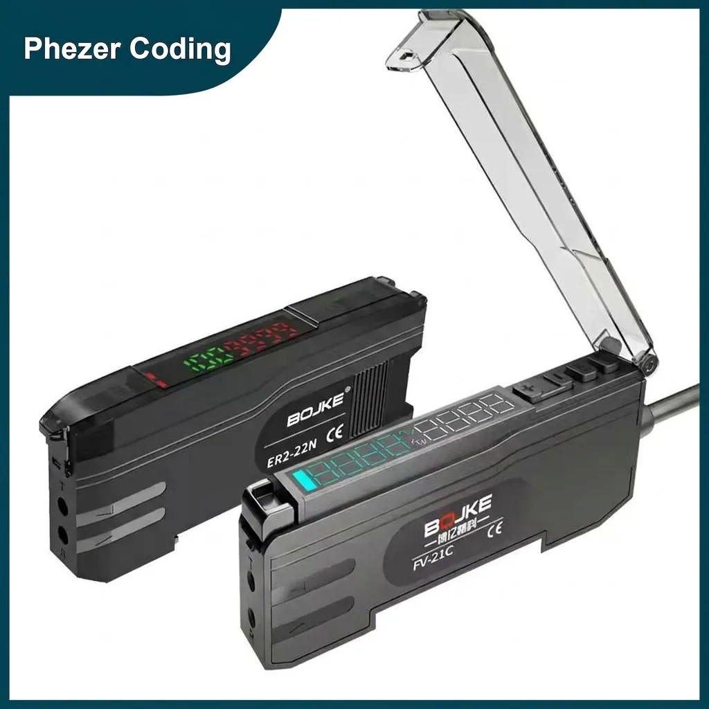 Phezer Fiber Optic Sensor for Laser Marking Machine Photoelectric Switch Fiber Amplifier Detection Sensor Spare Parts
