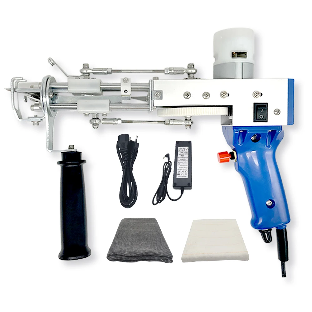 Electric Carpet Tufting Gun Hand Gun Carpet Weaving Flocking Machines Cut Pile Weaving Flocking Machines Loop Pile Cut Pile Rug
