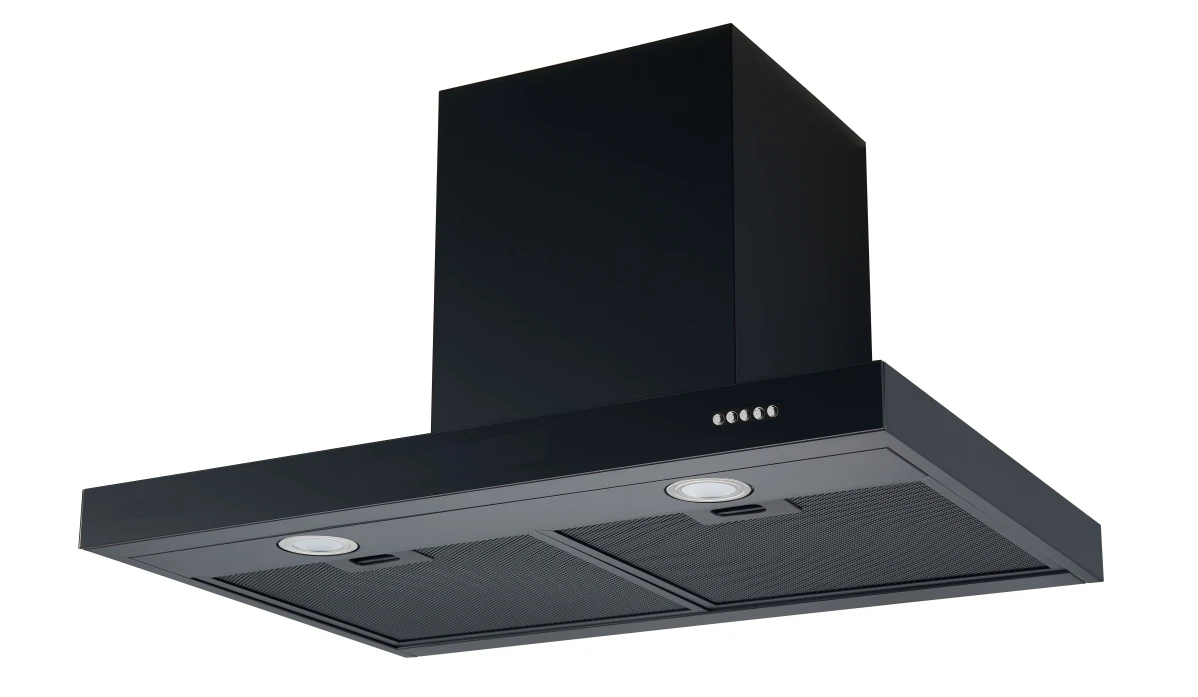60cm/24 Inch Wall Mount Range Hood, Push Button Control, Stainless Steel T Shape Rangehood