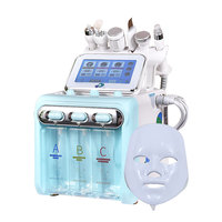 H2O2 7 in 1 Water Oxygen Jet Peel Hydro Beauty Skin Cleansing Hydrofacial Machine Facial Machine Water Aqua Peeling for Home Use