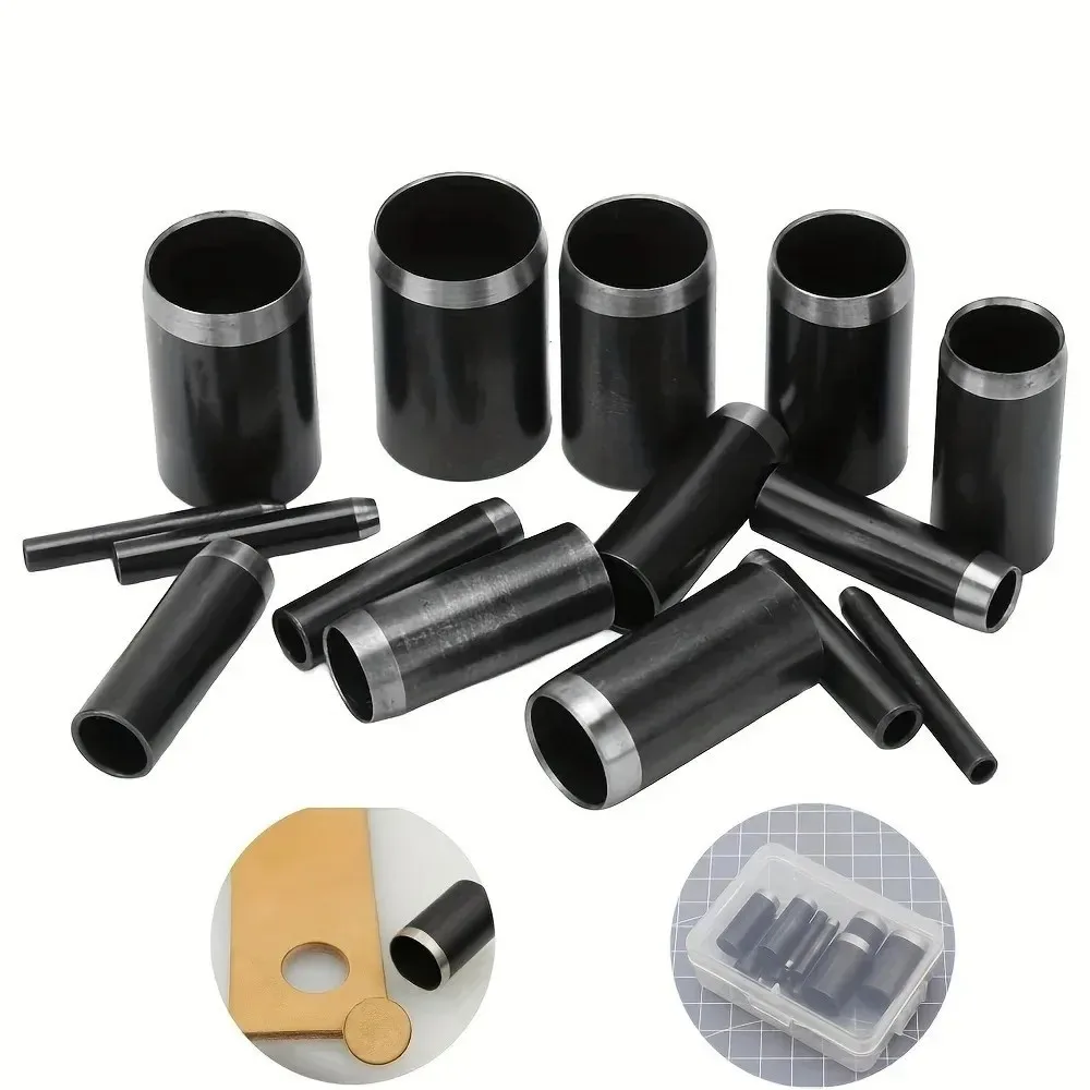 1-25mm Leather Hole Punch Die Round, One Hole Hollow Punch5 10 15 20 25 Mm High Carbon Steel Circle Cutter Tool Kit Cutting