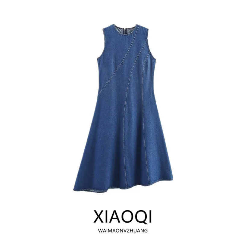 Herfst 2025 Dames Design Sense Sed Svel Denim Dr Casual Overige Materiaal00% Damesrok Europese Sle No Sve