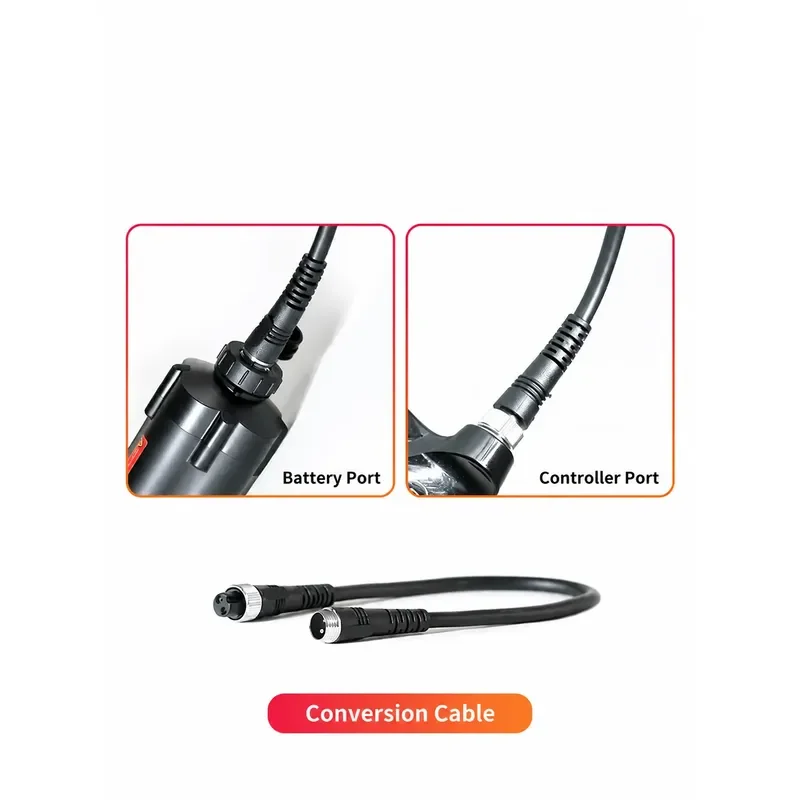 for Dava Shimano Adapter Cable with Clip for 16.8V Charger Electric Winch Accessories