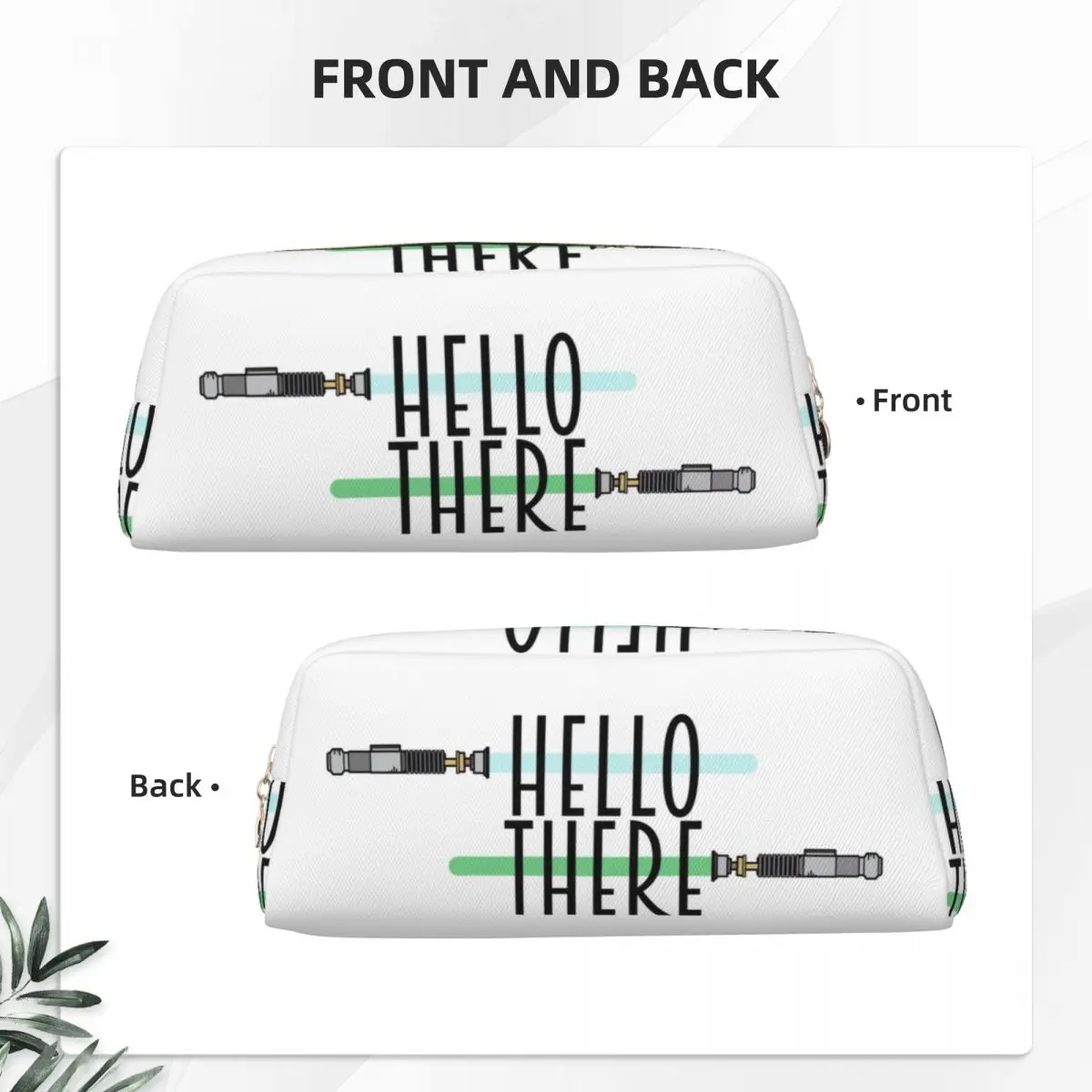 Hello There Pencil Cases for Student School Pen Box Pencil Bag Pencil Pouch Pen Holder