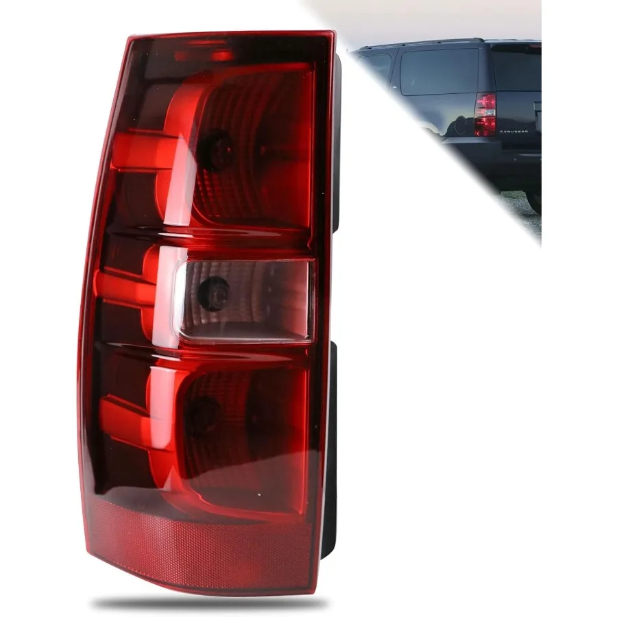 

Задний фонарь, совместимый с Chevy Tahoe Suburban 1500 2500 2007-2014 гг. Задний левый задний фонарь со стороны водителя с лампочкой и заменой жгута проводов