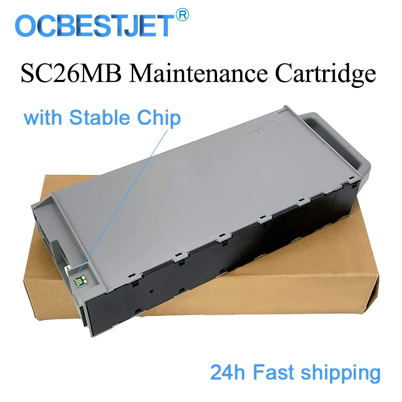 SC26MB Maintenance Box for Epson SC-T3750 T5750 T7750 P6550 P8550 T3770 T5770 T7700 T7760 T7770 SC26MB Maintenance Cartridge