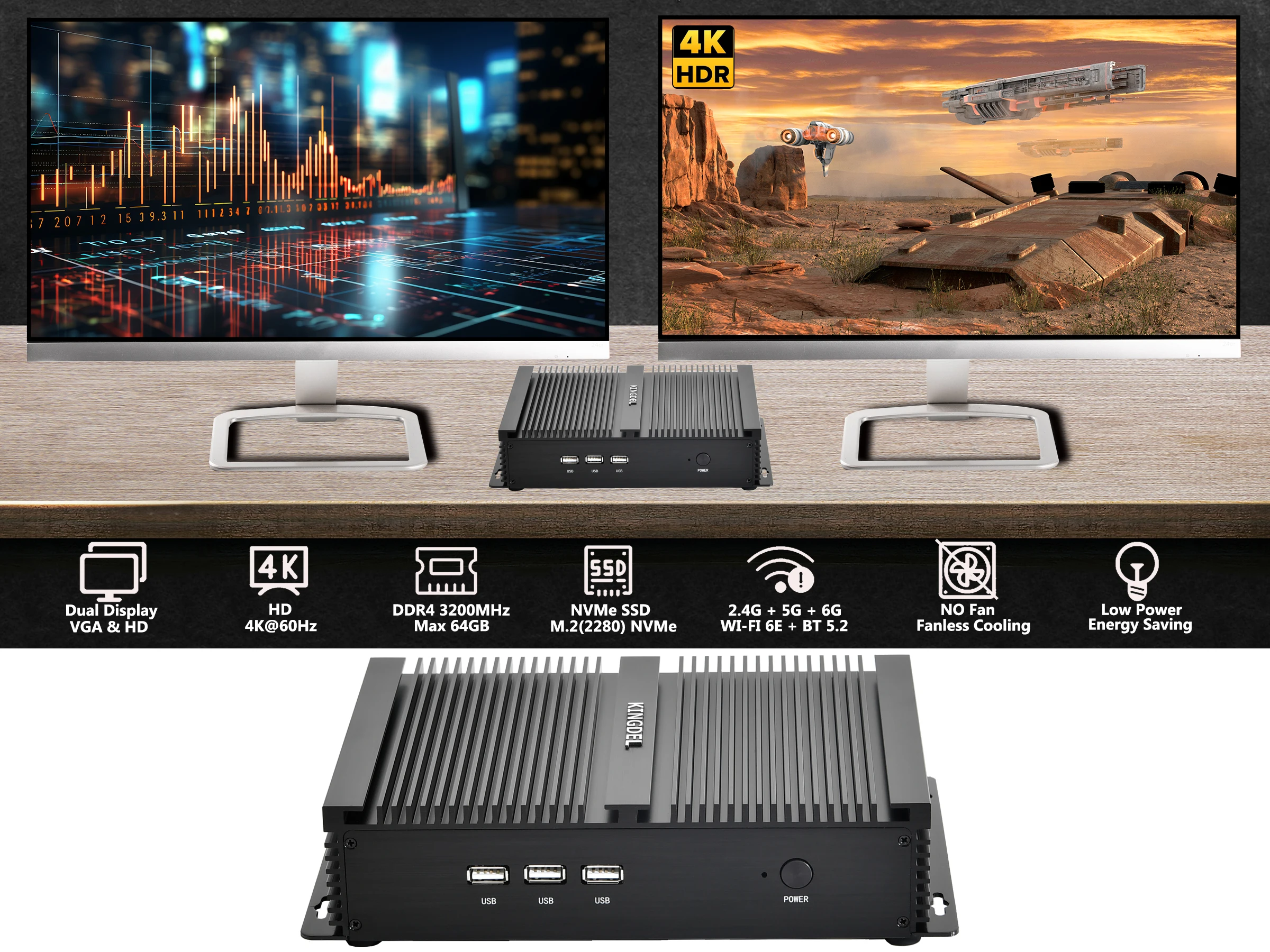 Industrial Mini Computer Intel i5 4278U 8259U 1135G7 i7 1165G7 8550U 10510U Mini PC LAN HD VGA Cheap HTPC 2xCOM Windows11