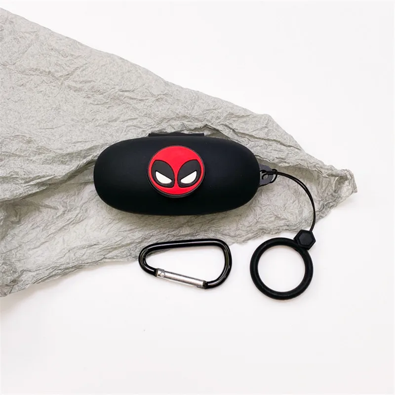 الكرتون مارفل حقيبة سماعة الاذن ل 1MORE ComfoBuds برو سيليكون بلوتوث سماعات شحن صندوق الغطاء الواقي مع الحبل