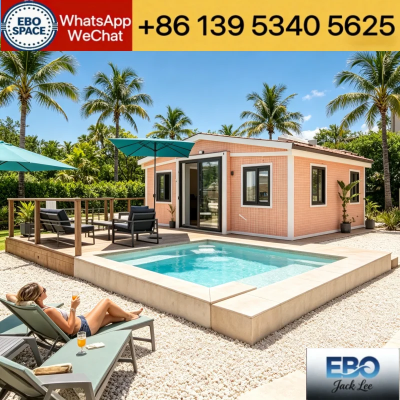 Customizable 40ft Expandable Modular Container House Multiple Bedrooms Large Living Room Permanent Family House