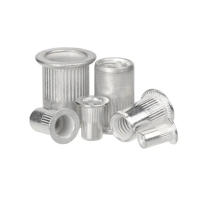 100/190pcs M3 M4 M5 M6 M8 M10 อลูมิเนียมแบนหัว Rivet NutsInsert หมวกด้ายใส่ Rivet NUT ชุดเครื่องมือ