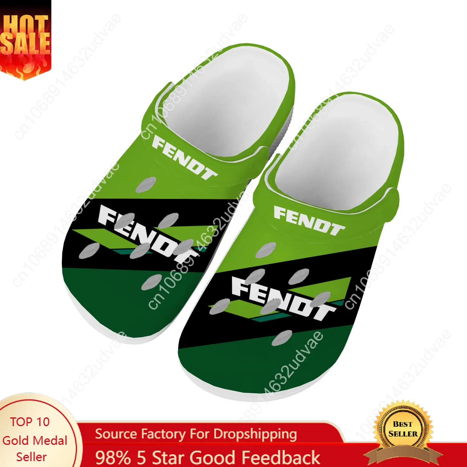 FENDT Water Shoes Men Women Teenager Comfortable Fahion Home Garden Clogs Custom Sandals Beach Breathable Hole Slippers